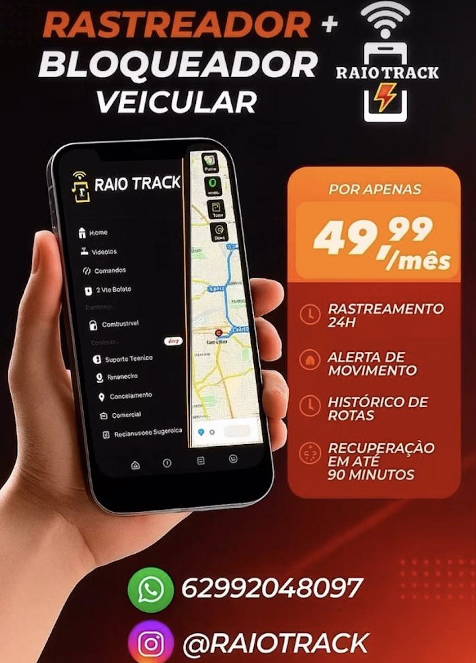 App de Monitoramento RAIO TRACK